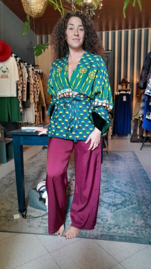 Kimono Wu’Side corto verde