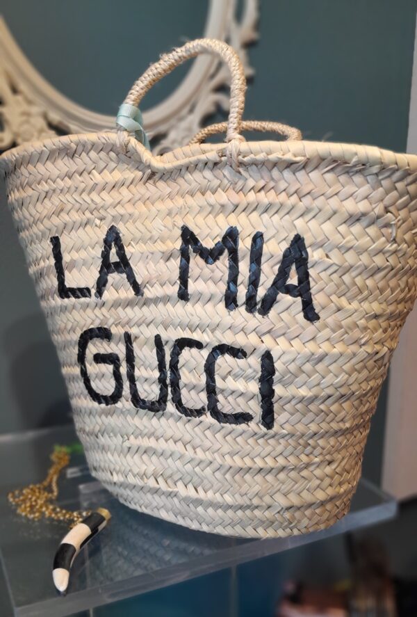 Borsa paglia Cristina e i suoi colori Gucci