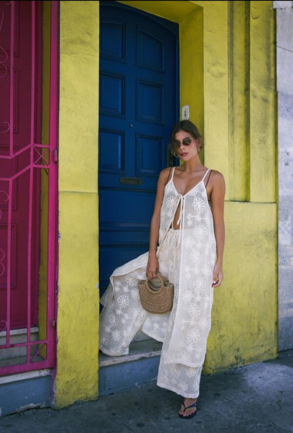 Pantalone rete Wiya girasole - immagine 2